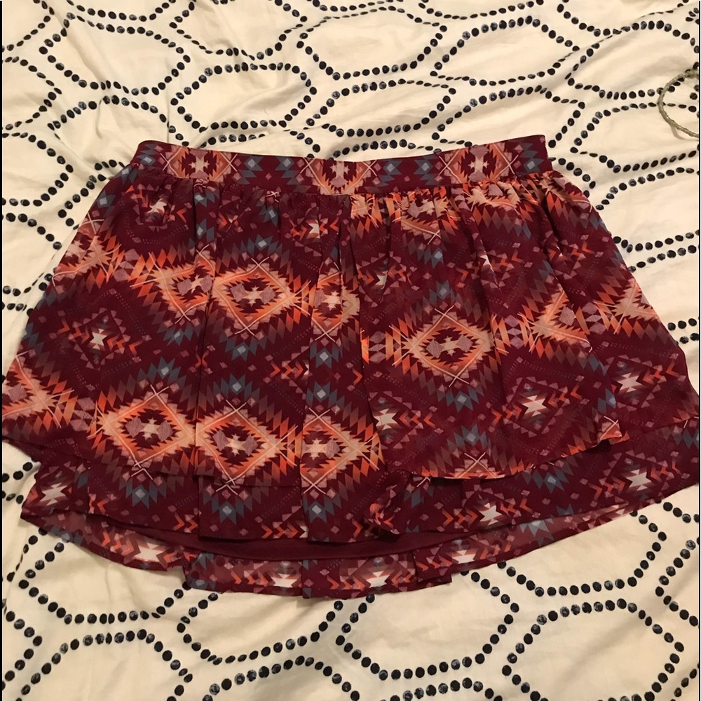 Tribal Mini Skirt